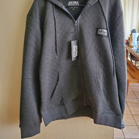 NWT Arizona Charlie's Casino Zippered Hoodie Unisex Size XL - Picture 2 of 13